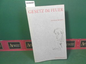 antiquarisches Buch – Siegfried Freiberg – Gesetz im Feuer - Gedichte.