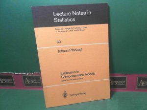 Estimation in Semiparametric Models: Some Recent Developments. (= Lecture Notes in Statistics, Band 63).