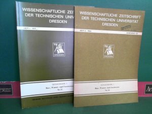 Wissenschaftliche Zeitschrift der technischen Universität Dresden - Separatreihe 5: Bau-, Wasser- und Forstwesen - Heft 14, 16-22, 24-25, 28, 35-38.