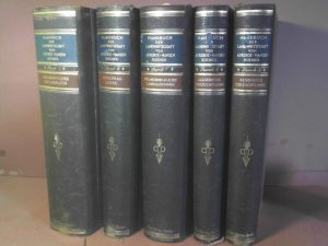 Handbuch der Landwirtschaft. in 5 Bänden. - Band 1: Wirtschaftslehre des Landbaues. Band 2: Ackerbaulehre. Band 3: Pflanzenbaulehre, Landmaschinen. Band […]