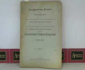 Stenographisches Protokoll über die Verhandlungen des Internationalen Fischerei-Kongresses in Wien 1905.