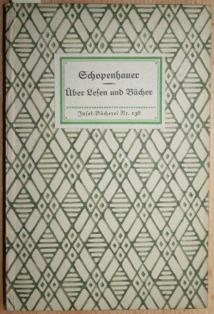 Über Lesen und Bücher Reihe:Insel-Bücherei Nr.138