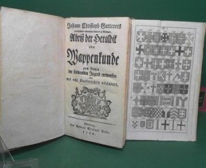 Abriß der Heraldik oder Wappenkunde zum Nuzen der studierenden Jugend entworfenund mit acht Kupfertafeln erläutert.