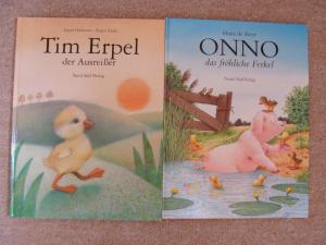2 Bücher Onno, das fröhliche Ferkel + Tim Erpel der …“ (Beer, Hans de) –  Buch Erstausgabe kaufen – A026xrc101ZZY