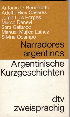 Narradores argentinos/Argentinische Kurzgeschichten