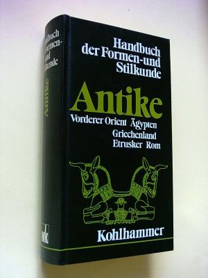 Handbuch der Formen- und Stilkunde. Antike