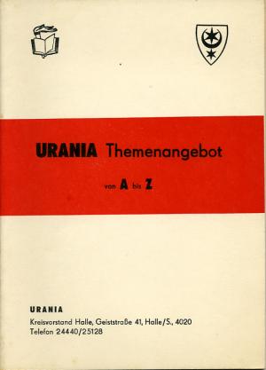 Urania Themenangebot von A bis Z