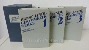 Gesammelte Werke in drei Bänden. Gedichte 1 & 2; Stücke und Prosa. Herausgegeben von Klaus Siblewski. Signiert.