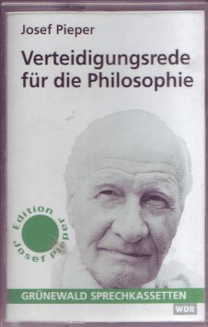 gebrauchtes Hörbuch – Josef Pieper – Verteidigungsrede für die Philosophie