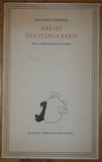 antiquarisches Buch – Richard Seewald – Das ist des Pudels Kern. Mit 30 Federzeichnungen.