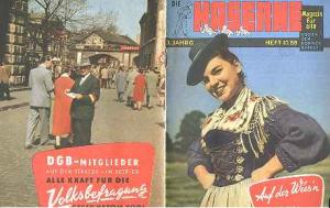 Kaserne. Magazin für alle. Gegen die Bonner Barras. 3. Jahrgang, Heft 10/1958"