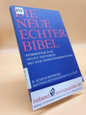 gebrauchtes Buch – Gnilka, Joachim – Schnackenburg, Rudolf: Matthäusevangelium Teil: 2., 16,21 - 28,20