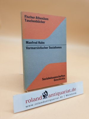 gebrauchtes Buch – HAHN M.  – Vormarxistischer Sozialismus.