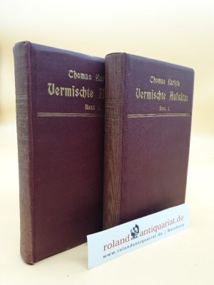 Vermischte Aufsätze / Band 1+2 (2 Bände)
