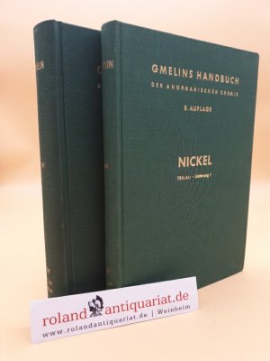 Gmelins Handbuch der Anorganischen Chemie. System-Nummer 57: Nickel (Teil A 2 Lieferung 1 + Teil A 2 Lieferung 2 = 2 Bände). Teil A2 Lfg. 1: Physikalische […]