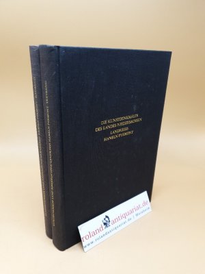 gebrauchtes Buch – Bühring, Joachim, Guido Grosse Boymann und Jürgen Klemcke – Die Kunstdenkmäler des Landkreises Hameln-Pyrmont im Regierungsbezirk Hannover ; Textband ; Bildband ; Band 35 ; (2 Bände)