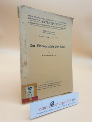 antiquarisches Buch – Paul Konrad – Zur Ethnographie der Bhils Paul Konrad