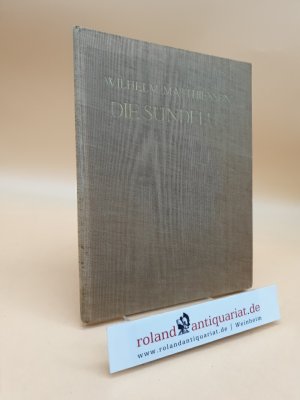 Die Sündflut : Letztes Abenteuer des Weltdetektivs James W. Plum Kabeuschen Wilhelm Matthießen. [Die 4 Orig. Steinzeichn. [Taf.] schuf v. Otto Linnekogel […]