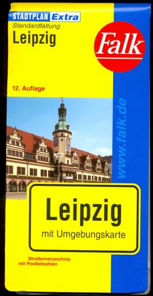 gebrauchtes Buch – Falk Stadtplan Extra Standardfaltung Leipzig 2005