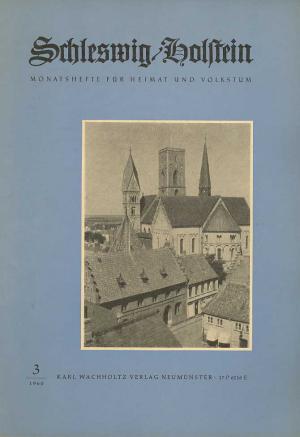 Schleswig Holstein - Monatshefte für Heimat und Volkstum. Jahrgang 1960 Heft 3