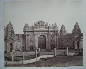 Originale Fotografie (Vintage, Albumin) - Sultanspalast in Dolmabahce Konstantinopel, 1856.