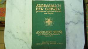 Adressbuch der Schweiz für Industrie, Gewerbe, Handel und Export