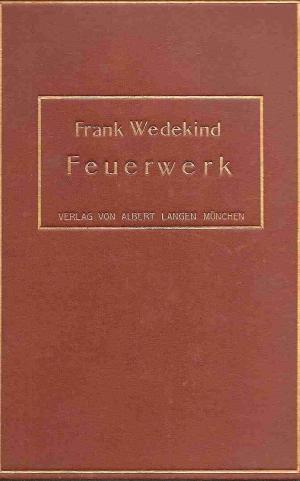 Feuerwerk. Erzählungen. Erstausgabe.