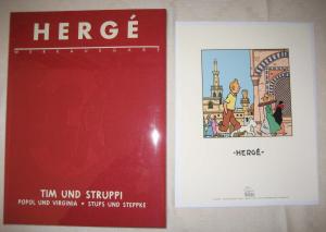 Hergé Werkausgabe 19 blau TIM und STRUPPI Stups Steppke COMIC 60er Carlsen OVP