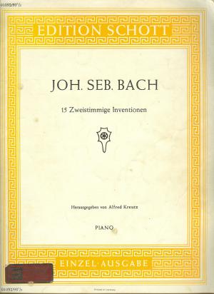 15 zweistimmige Inventionen - PIANO - Urtext in der Edition Schott