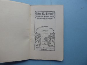 Was ist Religion und worin besteht ihr Wesen ? Mit Anhang. Übersetzt von Iwan Ostrow.