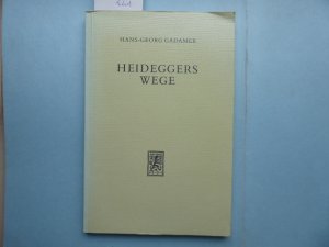 Heideggers Wege. Studien zum Spätwerk.