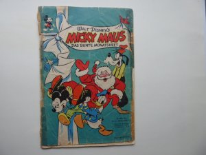 Walt Disney's Micky Maus. Das bunte Monatsheft. 75 Pfennig. Nr 4 - Dezember 1951.