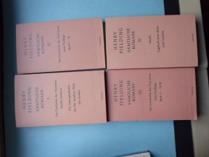 Sämtliche Romane in vier Bänden. Herausgegeben, mit Anmerkungen und einer Einführung in die Romankunst Henry Fieldings versehen von Norbert Miller. Deutsch […]