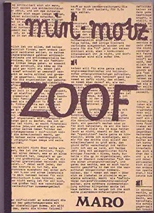 antiquarisches Buch – Miri-Motz - das ist: Michael Rittendorf – Zoof. antiquarisches Buch – Miri-Motz - das ist: Michael Rittendorf – Zoof.