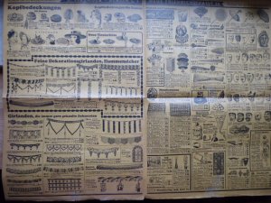 S. STRENGER's Stummer Reisender. Netto-Engros-Preisliste für Silvester und Karneval 1937.