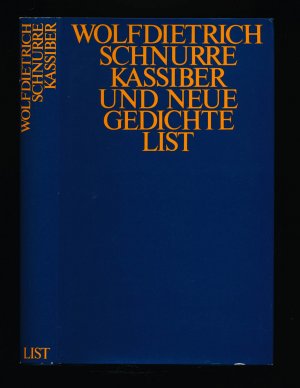 gebrauchtes Buch – Wolfdietrich SCHNURRE – Kassiber und Neue Gedichte.