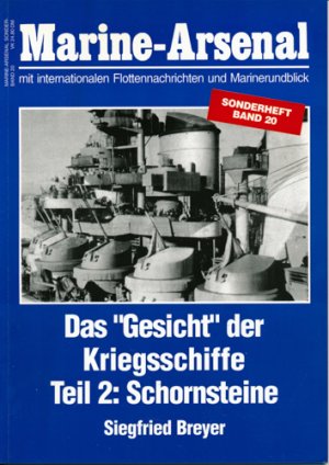 gebrauchtes Buch – Siegfried BREYER – Marine-Arsenal Sonderheft 20: Das `Gesicht` der Kriegsschiffe. Teil 2: Schornsteine.