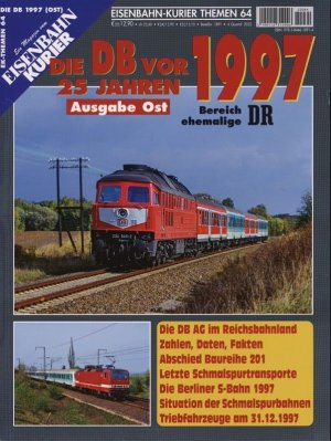 gebrauchtes Buch – Eisenbahn-Kurier Themen Heft 64: Die DB vor 25 Jahren 199(Ausgabe Ost, Bereich ehemalige DR).