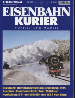 gebrauchtes Buch – Eisenbahn-Kurier. Modell und Vorbild. hier: Heft Nr. 605 (2/2023 Februar).