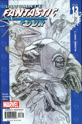 neues Buch – Ultimate Fantastic Four # 13 Adam Kubert Sketch Cover Variant Edition neues Buch – Ultimate Fantastic Four # 13 Adam Kubert Sketch Cover Variant Edition