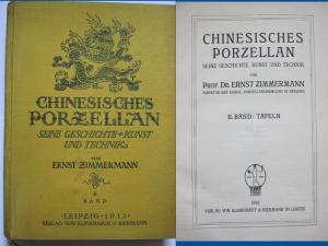 Chinesisches Porzellan, Ernst Zimmermann, seltene Erstausgabe von 1913