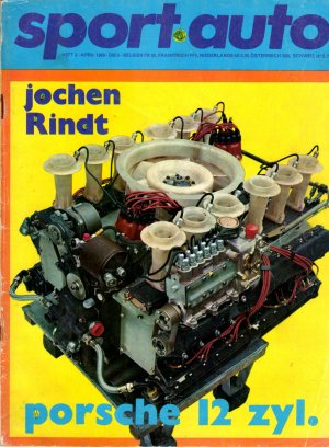 antiquarisches Buch – sport auto 1969 April Jochen Rindt Porsche 12 Zylinder- 2/ 1969