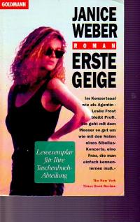 gebrauchtes Buch – Janice Weber – Erste Geige