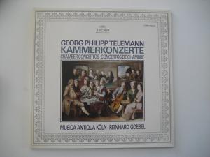 gebrauchter Tonträger – Musica Antiqua Köln - Reinhard Goebel – Georg Philipp Telemann Kammerkonzerte