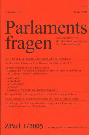 Zeitschrift für Parlamentsfragen 1/2005 März 2005