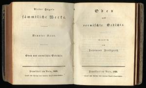 Victor Hugo's sämmtliche Werke, 7. - 9. Band (in einem Band gebunden). Übers. v. Heinrich Laube, Ferdinand Freiligrath, E. Beurmann und F. Kottenkamp.