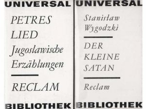 gebrauchtes Buch – Poe, E. A – Büchersammlung Reclam "Erzählende Prosa". 8 Titel. 1.) E. A. Poe: Die Maske des Roten Todes, Kurzgeschichten 2.) Hermann Hesse: Unterm Rad 3.) Du alter Riesenhupf, Schwedische Märchen 4.) Vogel und das Gesicht, Schwedische Erzählungen 5.) Peters Lied, Jugoslawische Erzählungen 6.) Stanislaw Wygodzki: Der kleine Satan 7.) Ch. M. Wieland: Geschichte der Abderiten 8.) Carl Sternheim: Novellen