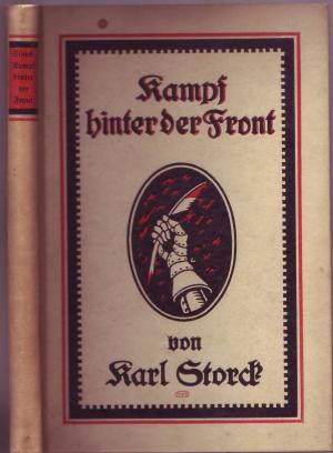 Kampf hinter der Front. Kriegsaufsätze für Deutschtum in Leben und Kunst. Vom Autor signiert.