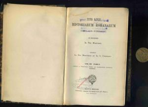 Historiarum Romanarum Libri qui supersunt. Ex Regensione Io. Nic. Madvigii. 2 Bände in einem Band: Vol III. Pars I. Libros a tricesimo primo ad tricesimum […]