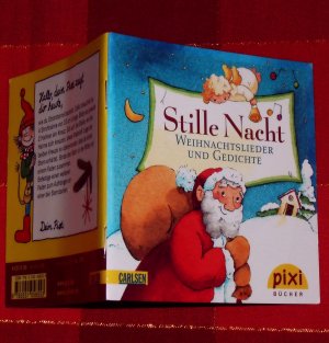 gebrauchtes Buch – Ill. Sigrid Leberer – Stille Nacht - Weihnachtslieder und Gedichte. Pixi Bücher 1763. Mini-Buch